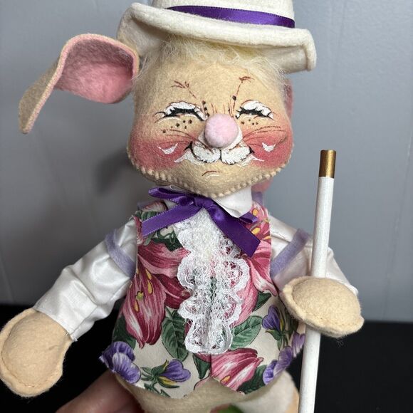 ANNALEE 10" EASTER PARADE BOY BUNNY EYES CLOSED #0656 - 1995 - Picture 7 of 8